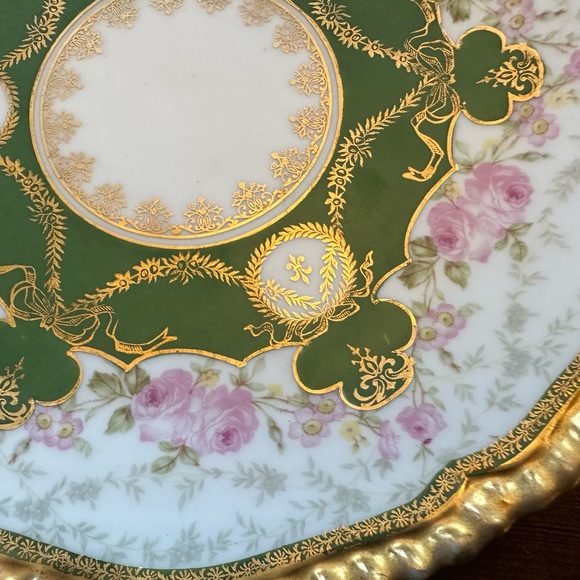 Imperial Crown China hand painted 10” plate - Picture 3 of 8